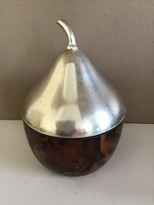 Seau à Glaçons Luxium Vintage Forme Poire En Aluminium Marbré