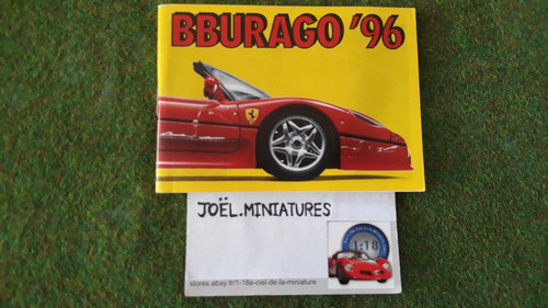 Catalogue burago 1996 petit - 1996,