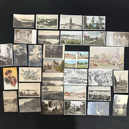 Mixed lot 32x postcards - postcards, sweden
