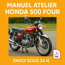 Manuel atelier honda 500 - 500, four