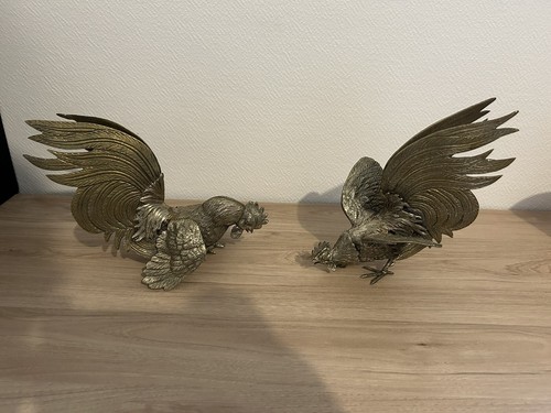 Superbes sculptures coqs - sculptures,