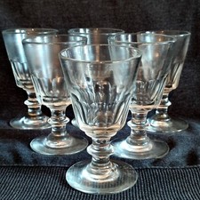 SÉRIE DE 6 VERRES ANCIENS EN