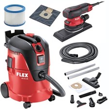 Flex Ponceuse Vibrante OSE 2-70x198 Avec Aspirateur Industriel VCE 26 L MC 25l