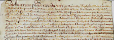 1648 Parchemin vente à Lupiac