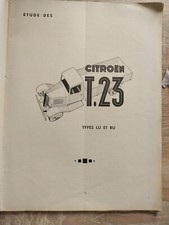 REVUE TECHNIQUE CITROEN T 23 T23 LU RU 1.911 Cc