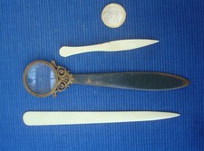 B32 Lot Coupe Papier Loupe