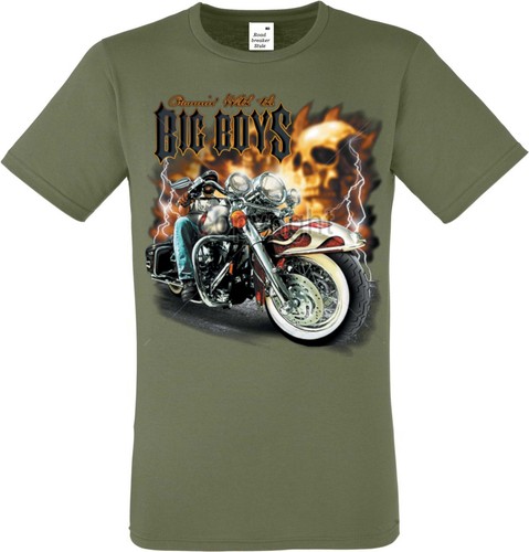 Shirt olive avec - en,