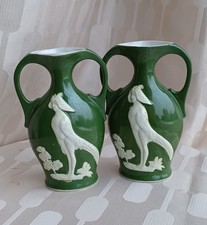 paire de VASES porcelaine ART