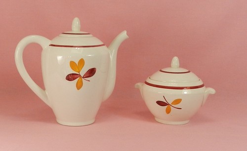 Cafetiere sucrier faience - cafetiere,