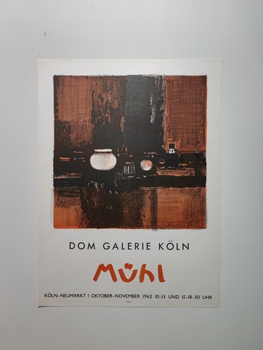 Roger muhl affiche exposition - affiche,