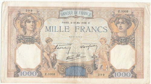 France billet 1000 - billet, de