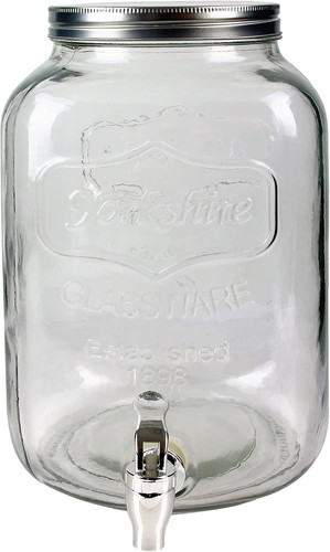 Fontaine boisson en verre - -,