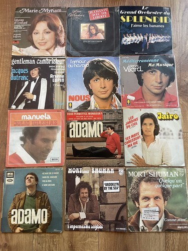 Lot disques vinyles tours - lot, 45