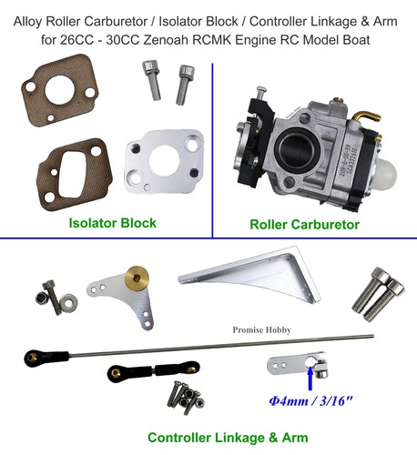 Roller carburetor isolator - roller,