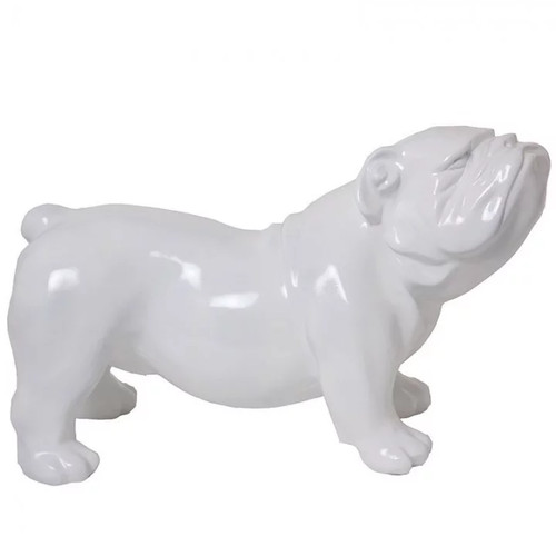 Statue résine chien - en,