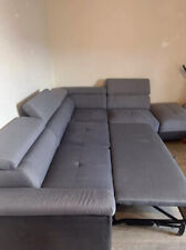 canapé convertible gris