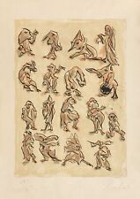 REINHOUD D'HAESE 17 CONTRE 1970 lithographie signée