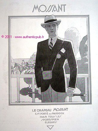 Publicite chapeau mossant - publicite,