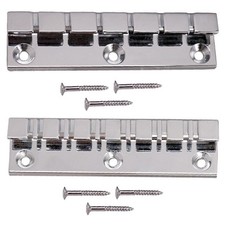 Chevalet fixe en laiton pour guitare électrique 6/12 cordes