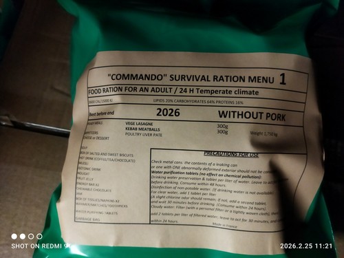 Port offert ration combat - port,
