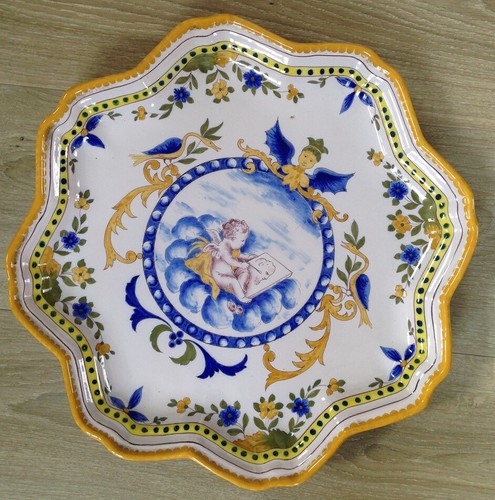 Plat faience xxéme sud - en,