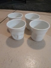 LOT DE 7 TASSES FROISSÉES
