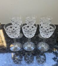 6 VERRES A VIN BLANC EN