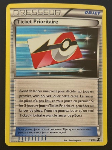 Carte pokémon ticket - carte,