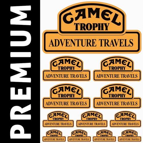 Camel trophy 12 - 12, stickers