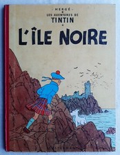 TINTIN L'ILE NOIRE TRES RARE