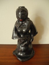 ancienne sculpture anthropomorphe bouteille céramique Bernardios art vintage 60s