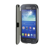 ETUI FOLIO A RABAT SAMSUNG GALAXY ACE 3 NOIR ECO-CUIR (PU)