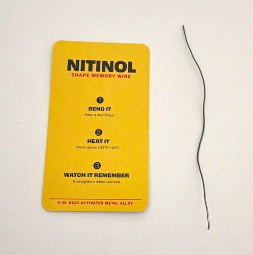 Nitinol shape memory wire - shape,