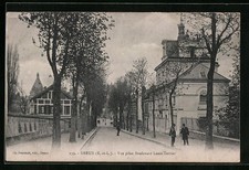 CPA Dreux, Vue prise Boulevard Louis Terrier 1917 