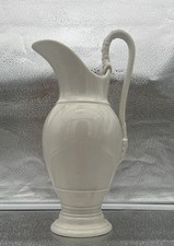 AIGUIERE BROC POT A EAU DE TOILETTE H 31 PORCELAINE DE PARIS BLANCHE EMPIRE XIXe