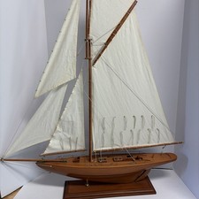 Large Wooden Ship Model Of The