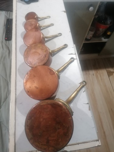 Casseroles cuivre - 6,