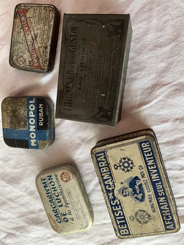 Lot boîtes anciennes - de,