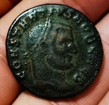 ROMAINE CONSTANCE Ier CHLORE Follis - revers SAC MON VRB AVGG ET CAESS NN