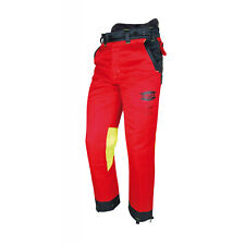 Pantalon professionnel adapté aux bûcherons Solidur Authentic Rouge