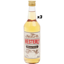 Whisky blended WESTERLY 70cl x3