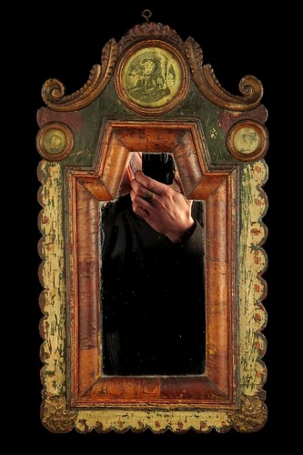 étonnant ancien miroir - Étonnant,