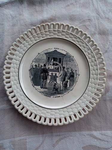 Assiette ajourée faubourg - assiette, 'faubourg