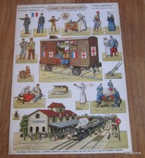 PLANCHE SOLDATS A DECOUPER