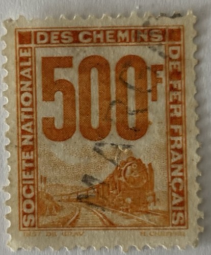 Timbre france 1944 - timbre, sncf