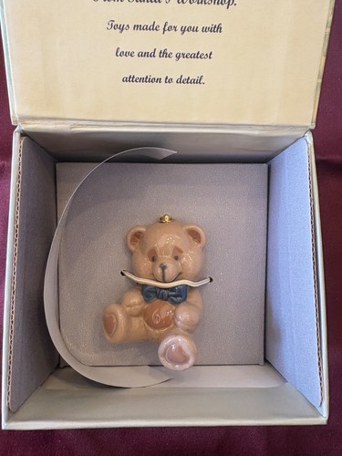 New box lladro teddy bear - new,