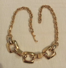 ancien collier vintage métal