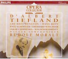 D'Albert : Tiefland / Rudolf Moralt, Brouwenstijn, CD Hopf Philips