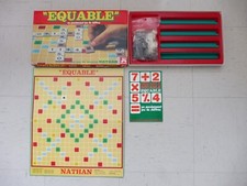 Jeu de société EQUABLE Un passionnant jeu de chiffres - Jeux Nathan - 1977