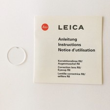 Oculaires de correction Leica +1,0 pour objectif oculaire dioptrique R8,R9 14380